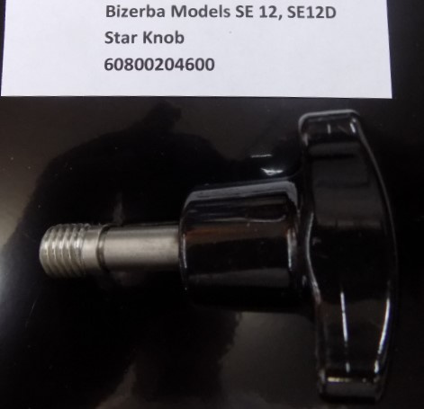 Star Knob for Bizerba SE12 & SE12D Meat Slicers. Replaces 60800204600