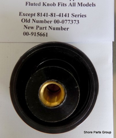 Hobart  Buffalo Chopper Knife Retaining Fluted Knob 00-915661 Fits all Models except some of the older 8141-84141