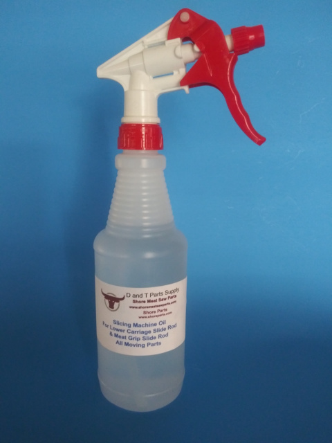 D and T Parts Supply Slicer Food Grade Oil 16oz with Spray Nozzle